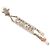 Chanel Orecchini pendenti Crystal Initial Logo Season Multicolore - vista 3