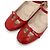 Dior Décolleté con cinturino in vernice rosso da donna - vista 7