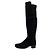 Stuart Weitzman Botas de ante negro para mujer GABRDNE