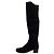 Stuart Weitzman Botas de ante negro para mujer GABRDNE - vista 4