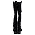 Stuart Weitzman Botas de ante negro para mujer GABRDNE - vista 5