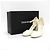 Chanel Ivory Patent Strap Damenschuhe Weiß - Ansicht 7