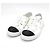 Chanel Sneakers da donna in pelle bicolore con logo CC Bianco - vista 3