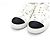 Chanel Sneakers da donna in pelle bicolore con logo CC Bianco - vista 5