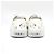 Chanel Sneakers da donna in pelle bicolore con logo CC Bianco - vista 6