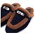 Hermès Mule e sandali in scamosciato marine e shearling dorato D'oro - vista 5