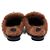 Hermès Mule e sandali in scamosciato marine e shearling dorato D'oro - vista 6