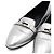 Hermès Scarpe basse Pegase Mini Kelly in pelle argento metallizzato da donna - vista 5