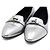Hermès Scarpe basse Pegase Mini Kelly in pelle argento metallizzato da donna - vista 6