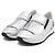 Tod's Sneaker da donna argentate metallizzate con frange kiltie e nappe Argento - vista 3
