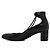 Dior Décolleté con cinturino da donna in pelle nera con borchie argentate Nero - vista 4