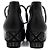 Dior Décolleté con cinturino da donna in pelle nera con borchie argentate Nero - vista 7