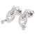 Hermès Orecchini Chaine d'Ancre Enchainee Oro Bianco e Diamanti Carat - vista 2