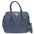 Prada Borsa Tote Viteo Daino con logo dorato Blu