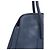 Prada Borsa Tote Viteo Daino con logo dorato Blu - vista 15