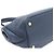 Prada Borsa Tote Viteo Daino con logo dorato Blu - vista 6