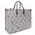 Louis Vuitton Borsa Tote e Borsa a Spalla OnTheGo GM Bianco - vista 2