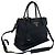 Prada Tote e borsa a tracolla in Vitello Daino Nero - vista 2