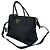 Prada Tote e borsa a tracolla in Vitello Daino Nero - vista 3