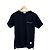 Thom Browne Kurzärmeliges T-Shirt mit Streifen und Tasche Blau