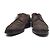 Hermès Scarpe Oxford stringate in scamosciato Marrone - vista 2