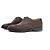 Hermès Scarpe Oxford stringate in scamosciato Marrone - vista 3