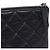 Chanel Clutch in agnello con nastro di velluto Nero - vista 12