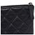Chanel Clutch in agnello con nastro di velluto Nero - vista 4