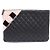 Chanel Clutch in agnello con nastro di velluto Nero - vista 9
