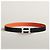 Hermès Reversible Belt Black/Orange Silver Shiny - view 9