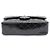 Chanel Borsa a tracolla Classic Medium in vernice con catena argentata Nero - vista 21