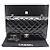 Chanel Borsa a tracolla Classic Medium in vernice con catena argentata Nero - vista 24