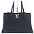 Louis Vuitton Borsa a tracolla Lockme Shopper in pelle di vitello granulata Nero - vista 12