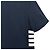 Thom Browne Kurzarm-T-Shirt mit Seitenarmband Navy Blau - Ansicht 8
