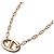 Hermès Bracciale Chandal Diamond SH Rose Gold Blue Stone Rosa - vista 3