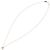 Tiffany & Co Collar Open Heart Elsa Peretti en oro rosa - vista 3