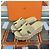 Hermès Sandali con tacco zeppa Eze Suede Beige Marrone - vista 2