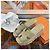 Hermès Sandali con tacco zeppa Eze Suede Beige Marrone - vista 7
