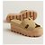 Hermès Sandali con tacco zeppa Eze Suede Beige Marrone - vista 9