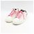 Chanel Sneaker con lacci da donna in pelle bianca con dettaglio logo viola Bianco - vista 3