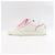 Chanel Sneaker con lacci da donna in pelle bianca con dettaglio logo viola Bianco - vista 4