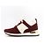 Louis Vuitton Sneakers Runaway Monogram in scamosciato bordeaux da donna Rosso