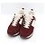 Louis Vuitton Sneakers Runaway Monogram in scamosciato bordeaux da donna Rosso - vista 3