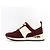Louis Vuitton Sneakers Runaway Monogram in scamosciato bordeaux da donna Rosso - vista 4