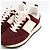 Louis Vuitton Sneakers Runaway Monogram in scamosciato bordeaux da donna Rosso - vista 5