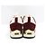 Louis Vuitton Sneakers Runaway Monogram in scamosciato bordeaux da donna Rosso - vista 6
