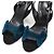 Hermès Sandali open-toe con slingback da donna in pelle scamosciata con logo blu - vista 5