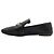 Louis Vuitton Mocassini flat Baya in pelle nera con monogramma da donna Nero - vista 4