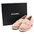 Chanel Mocassini da donna in scamosciato rosa con logo a cuore - vista 7