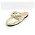 Chanel Sandali Mule da donna in agnello oro metallizzato con logo CC e catena - vista 2